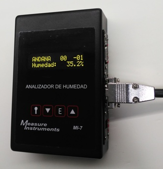 Medidor de humedad en andana o hilera de pasto, alfalfa, heno o forraje, quesos, maderas, papel, telas, mediciones en superficies. Medidor de humedad en andana o hilera de pasto, alfalfa, heno o forraje, quesos, maderas, papel, telas, mediciones en superficies.