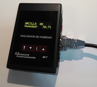 Medidor de humedad y temperatura en suelos MI-7/PC